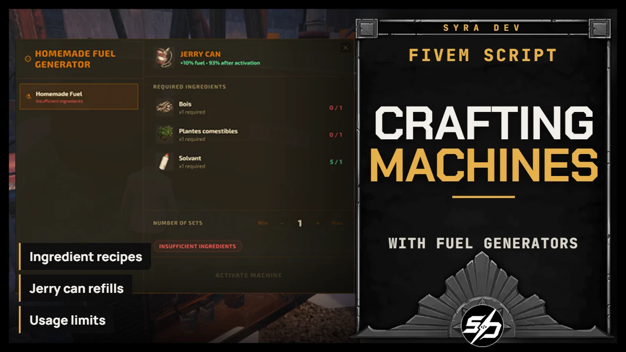 Crafting Machines