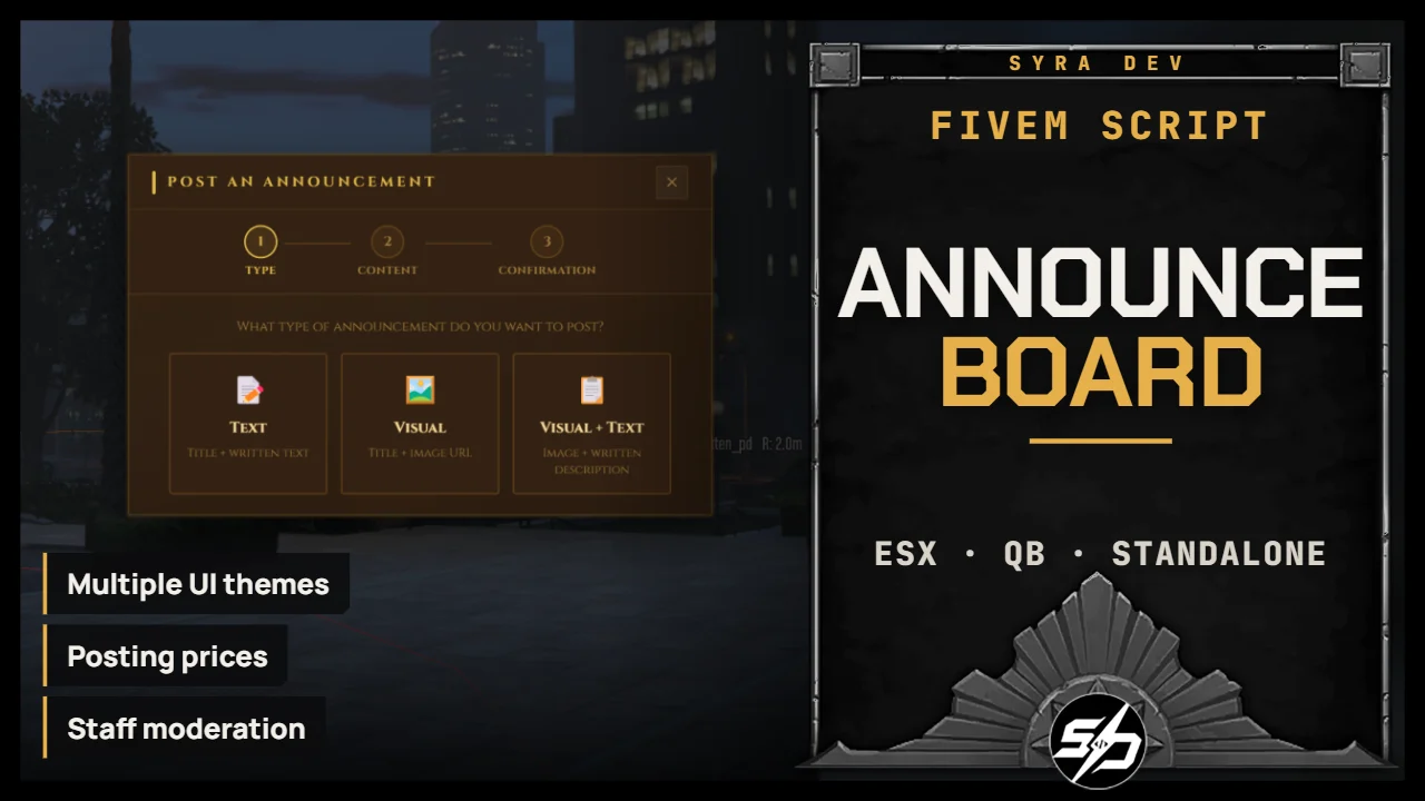 Announce Board