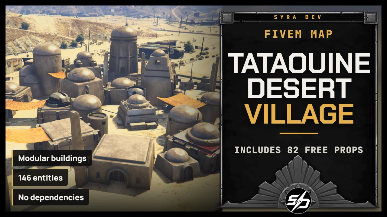 Tataouine Desert Village (& 82 FREE Original Props)