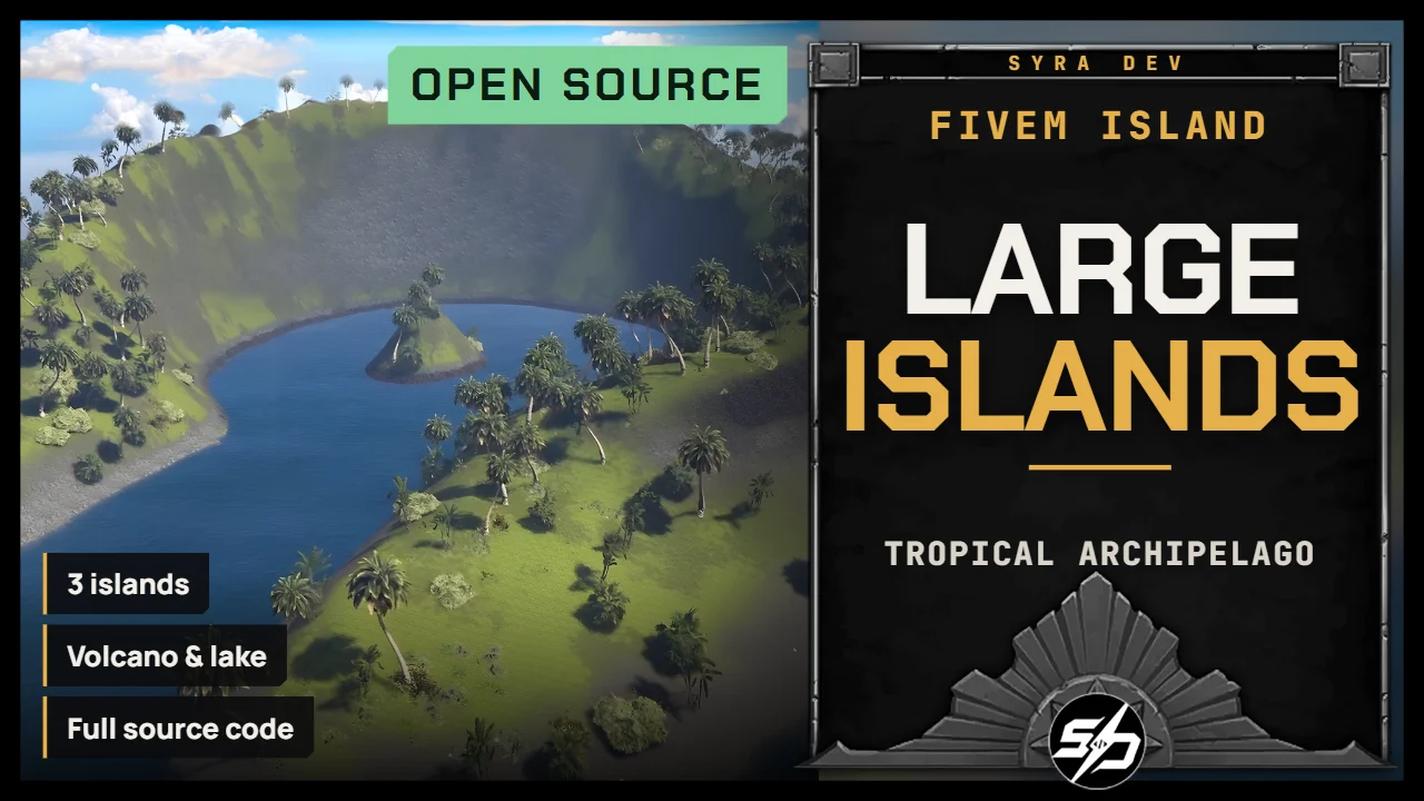 Tropical Archipelago · Large Islands (OPEN SOURCE)